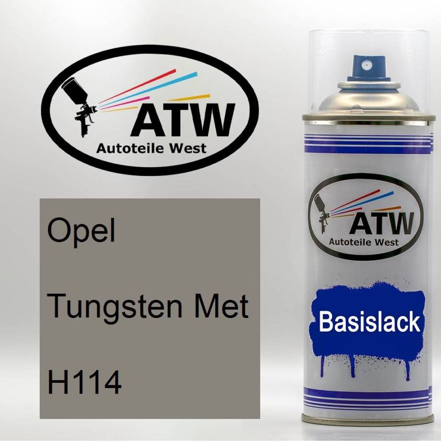 Opel, Tungsten Met, H114: 400ml Sprühdose, von ATW Autoteile West.